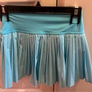 Blue Pleated Tennie Skirt